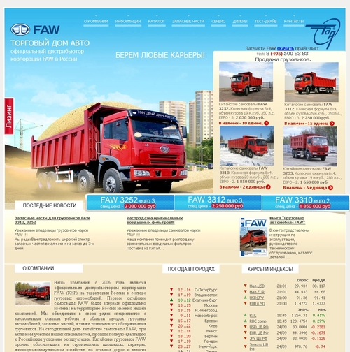 Самосвалы FAW